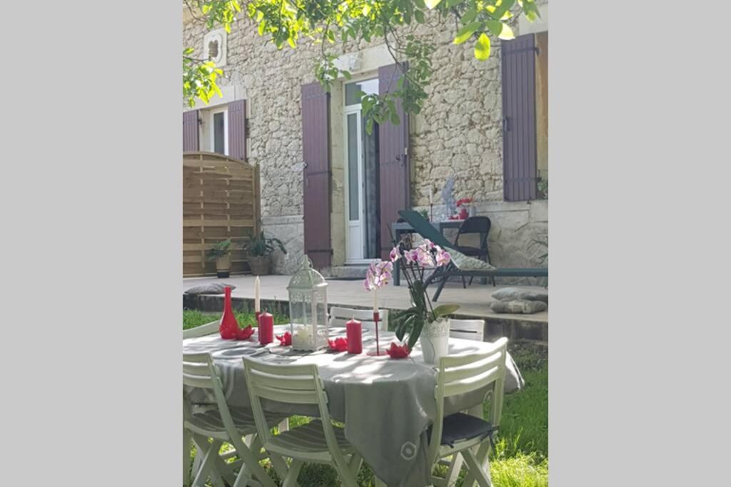 Gite Les Longeres Montazeau Exterior foto
